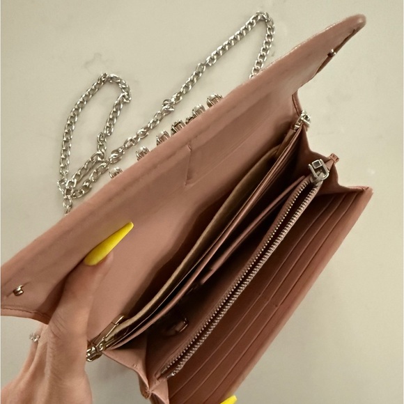 MIU MIU Mattalasse quilted leather rhinestone wallet - Picture 14 of 15